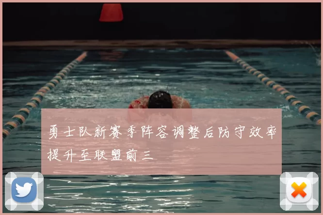 勇士队新赛季阵容调整后防守效率提升至联盟前三